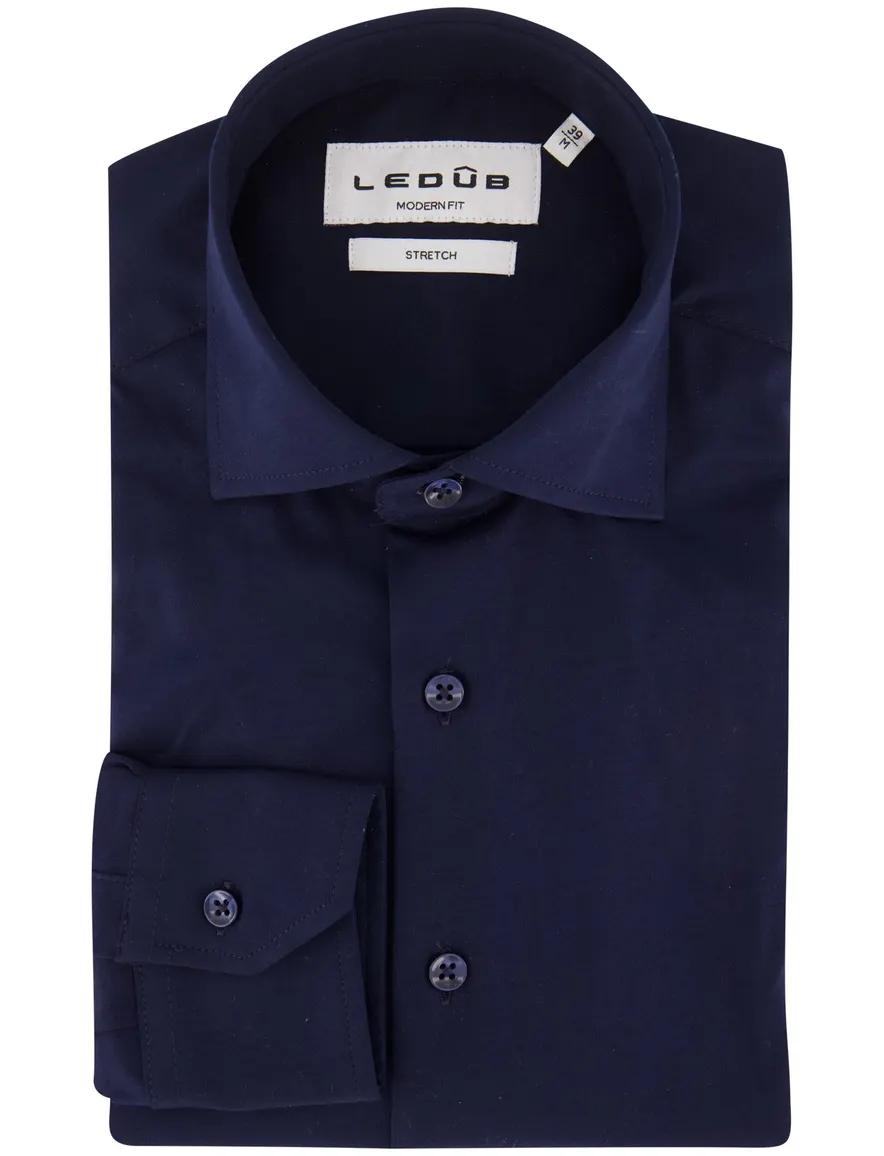 Overhemd Ledub donkerblauw 323519-18