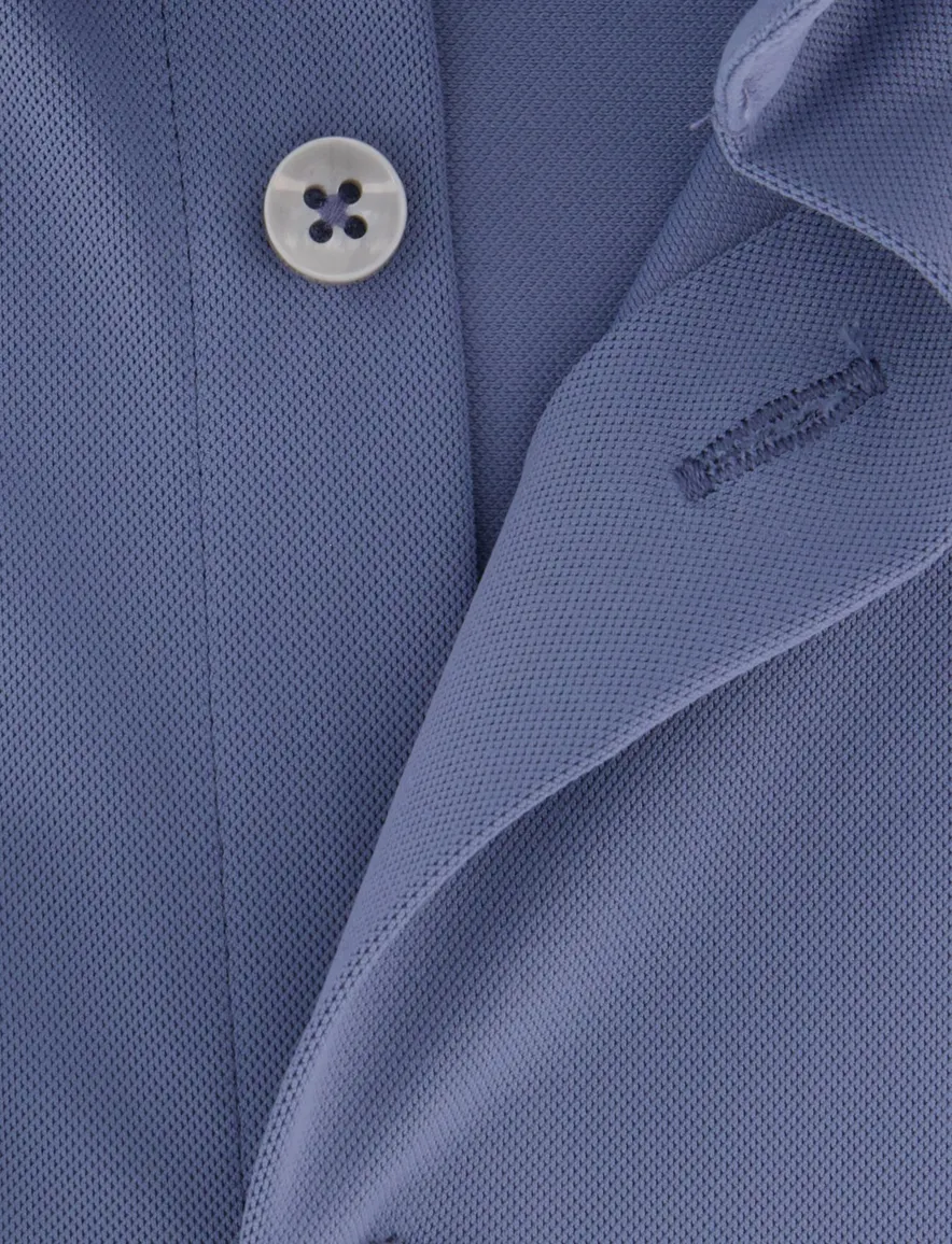 Ledub Slim Fit overhemd blauw