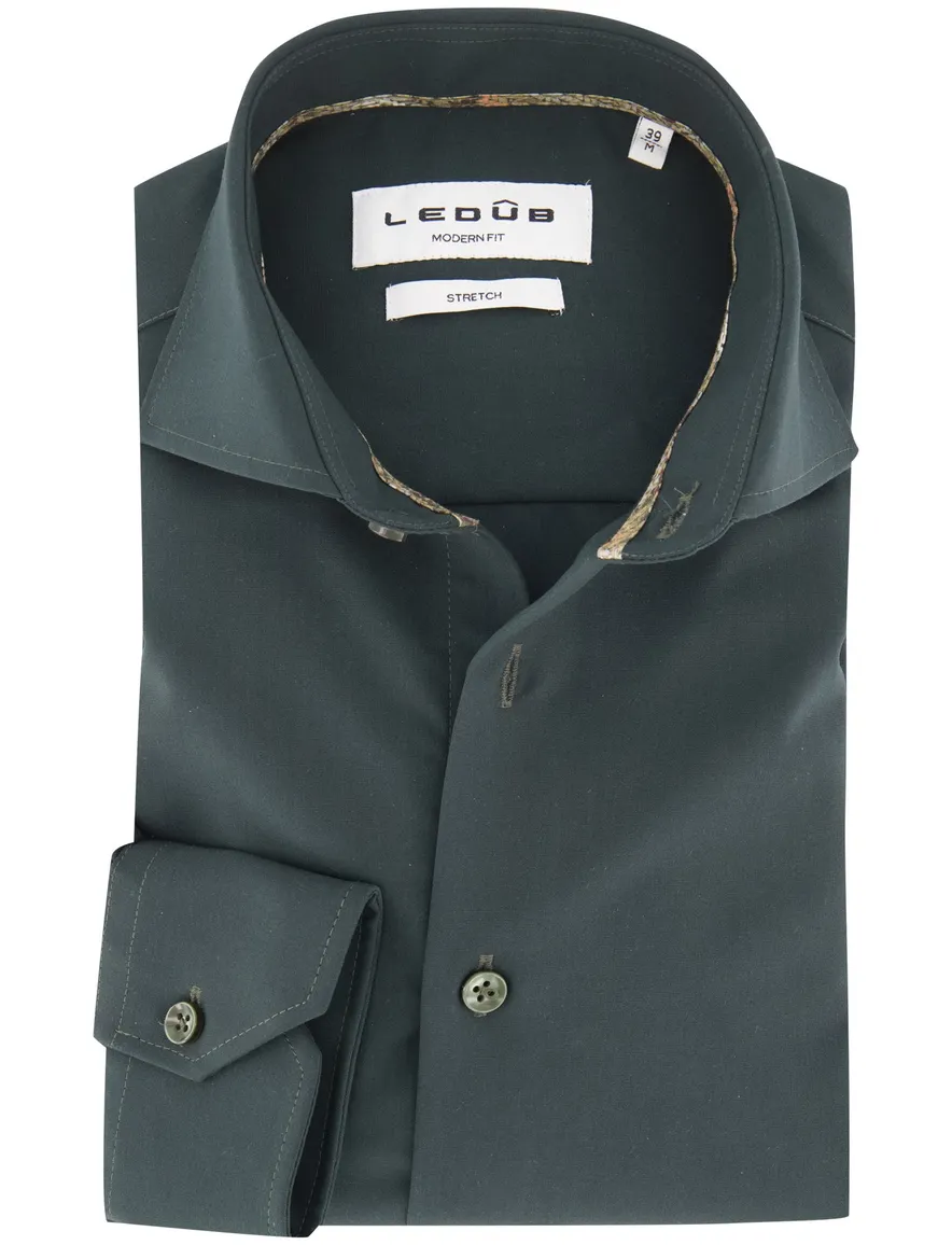 Overhemd Ledub groen 143581-59