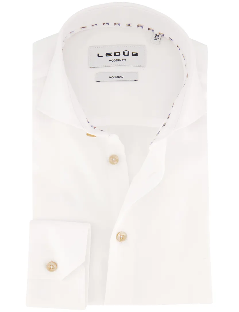 Overhemd Ledub wit 143515-91