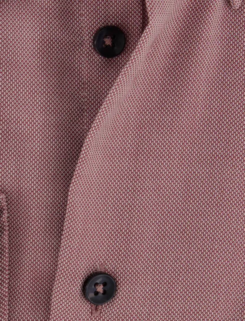 Overhemd Ledub Modern Fit rood