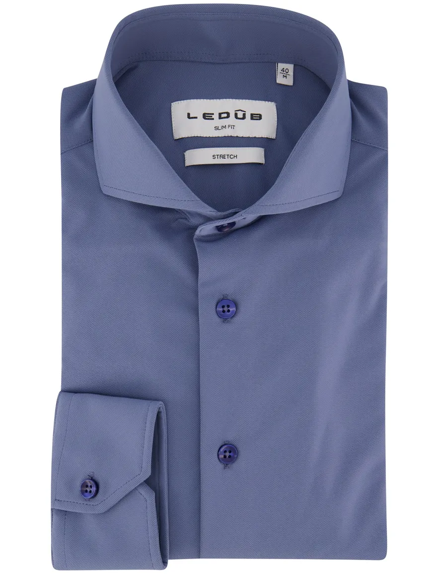 Overhemd Ledub blauw 143623-15