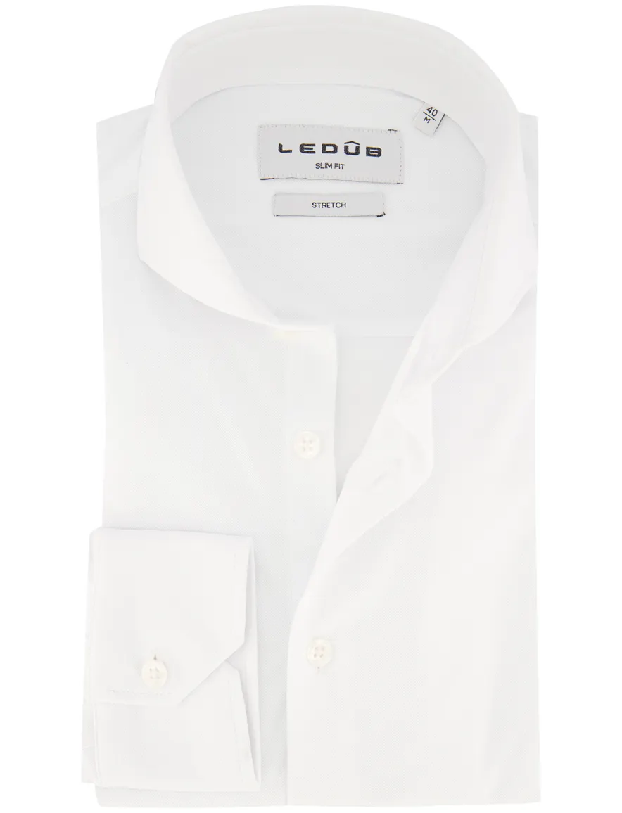 Overhemd Ledub wit 143623-91