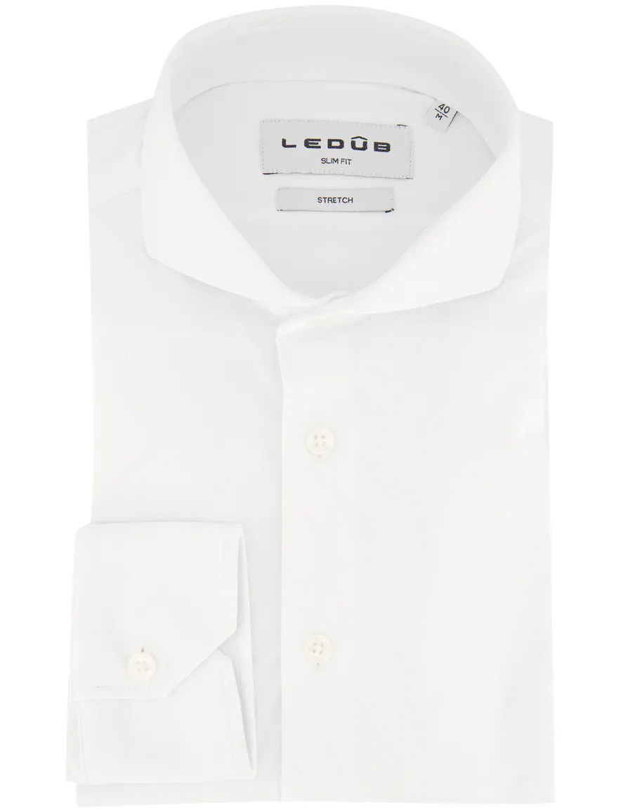 Overhemd Ledub wit 143623-91
