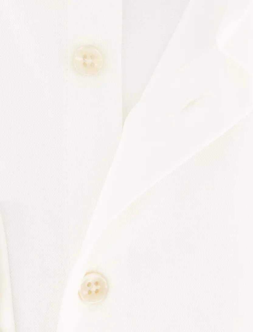 Overhemd Ledub Slim Fit creme