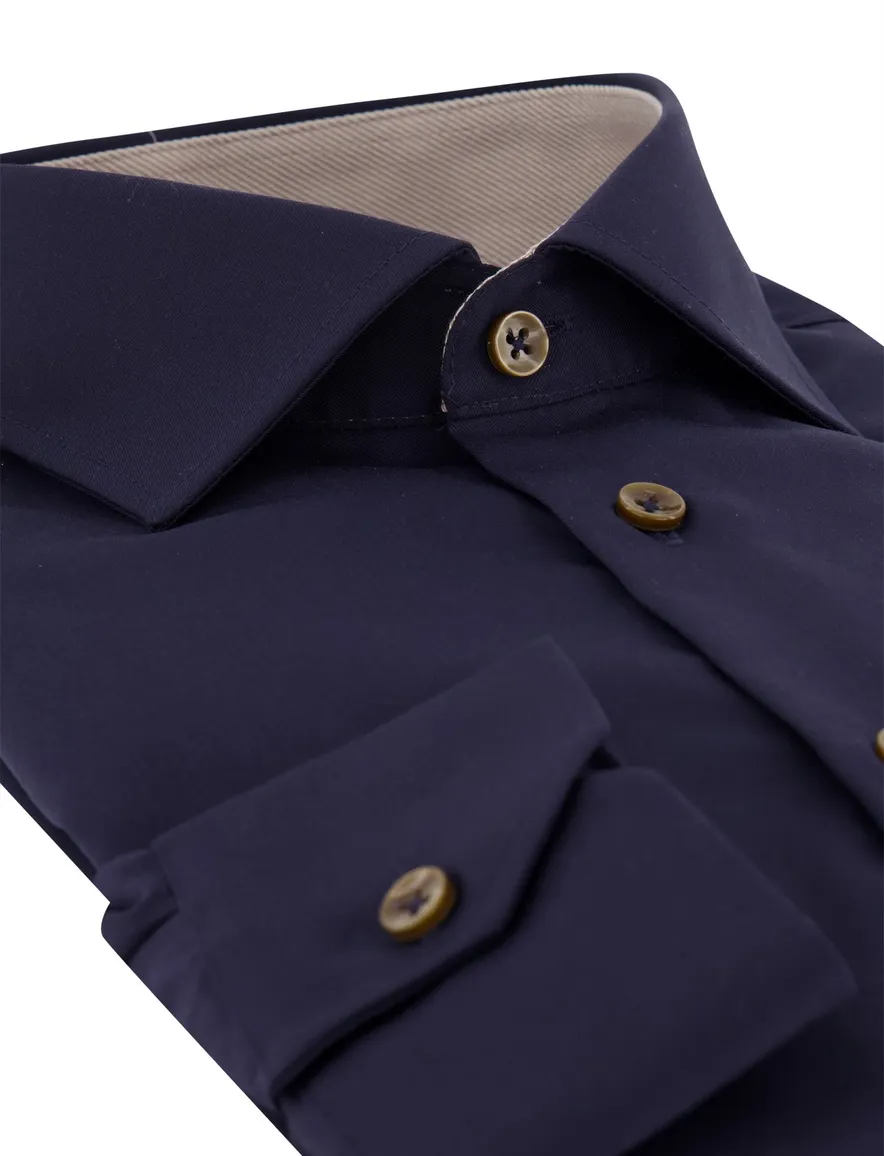 Overhemd Ledub donkerblauw 143506-19