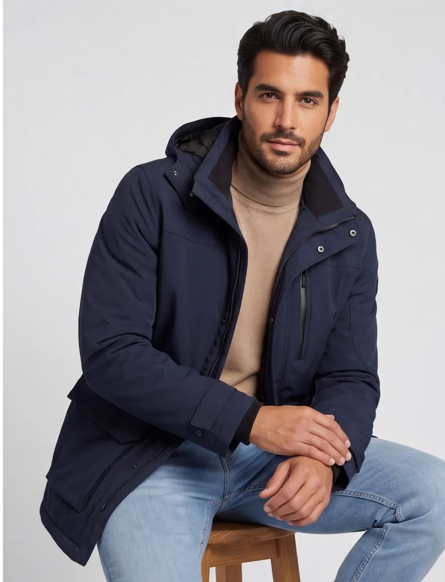 Jas Bugatti donkerblauw