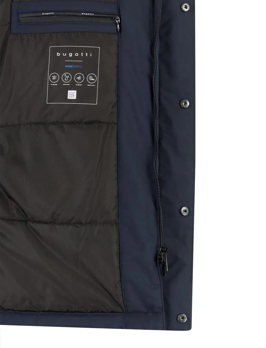 Bugatti regenjas donkerblauw waterdicht met borstzak