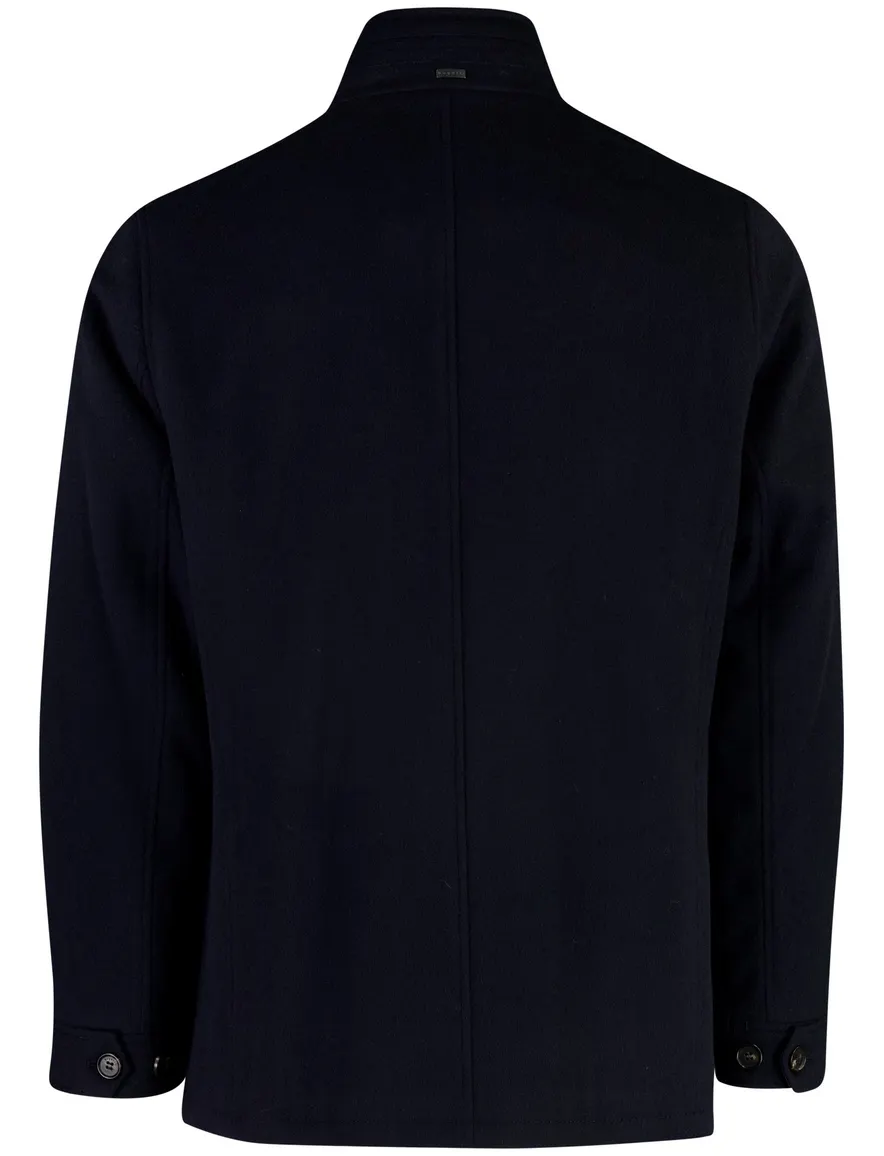 Bugatti overjas navy polyester