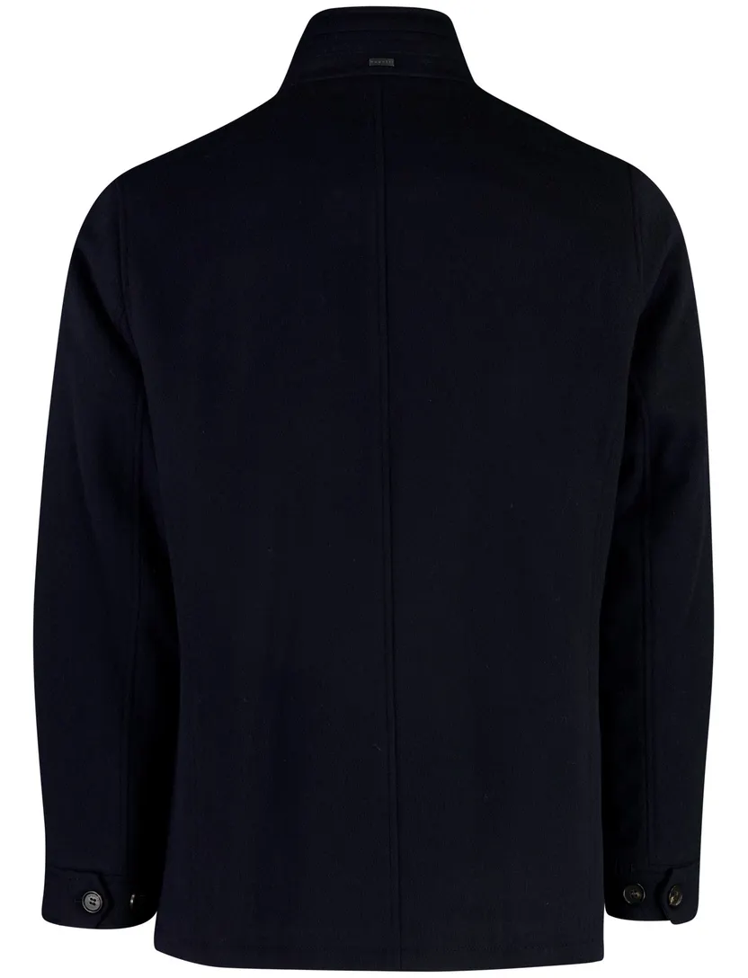 Overjas Bugatti donkerblauw polyester