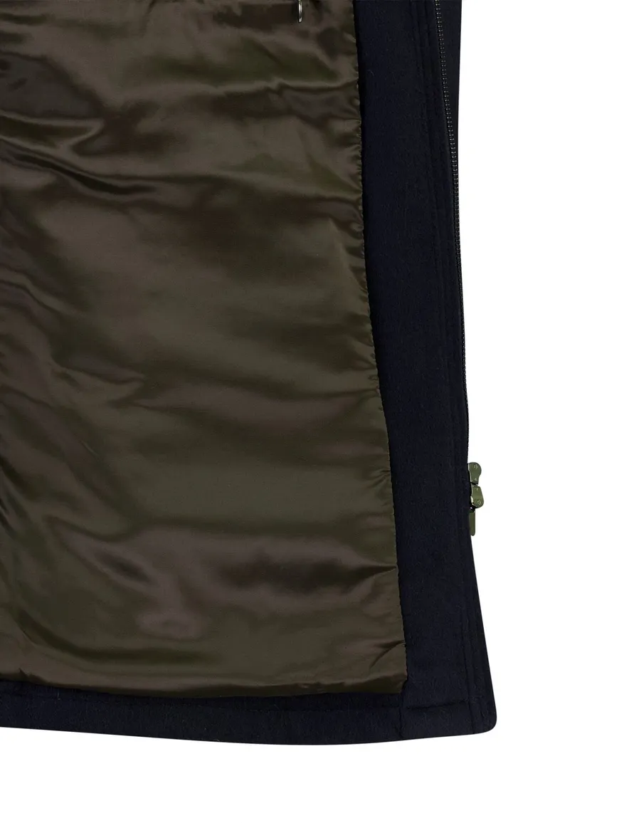 Bugatti overjas navy polyester