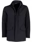 Bugatti parka jas donkerblauw effen