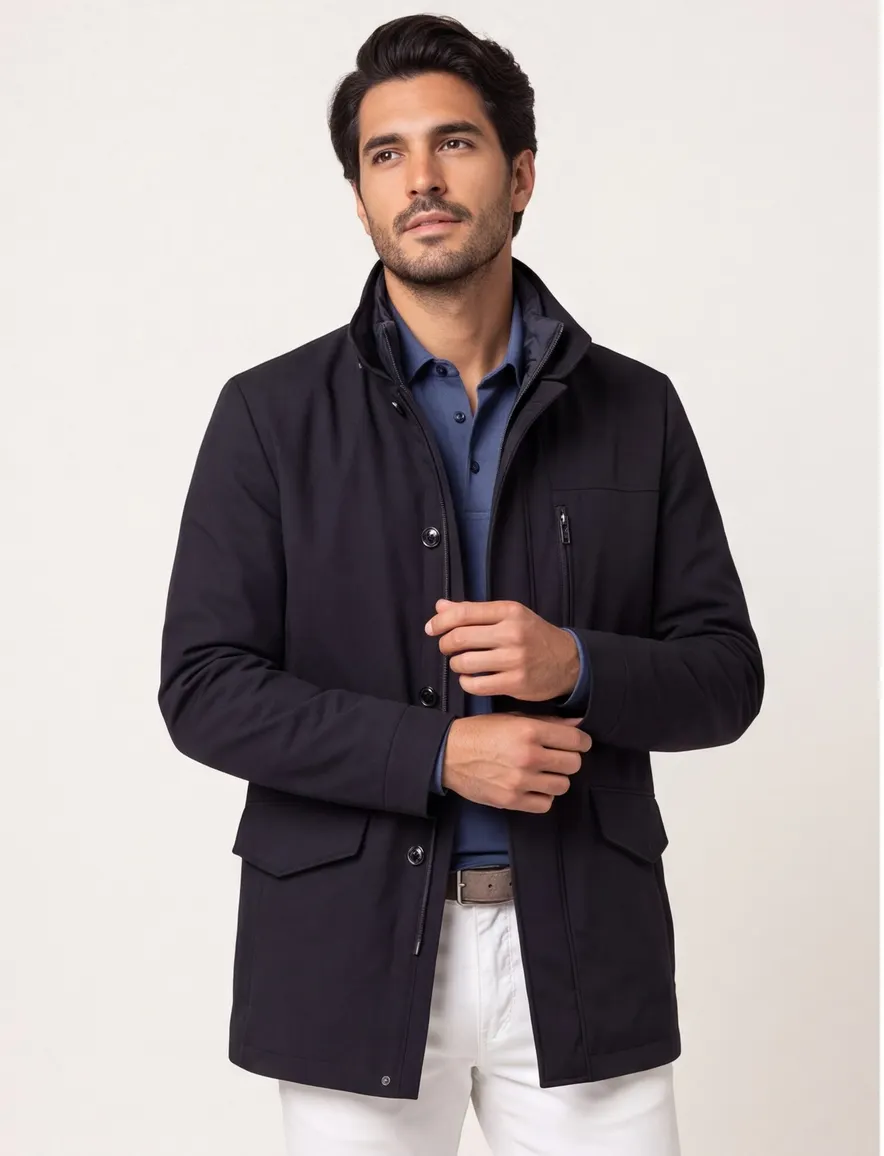 Jas Bugatti donkerblauw