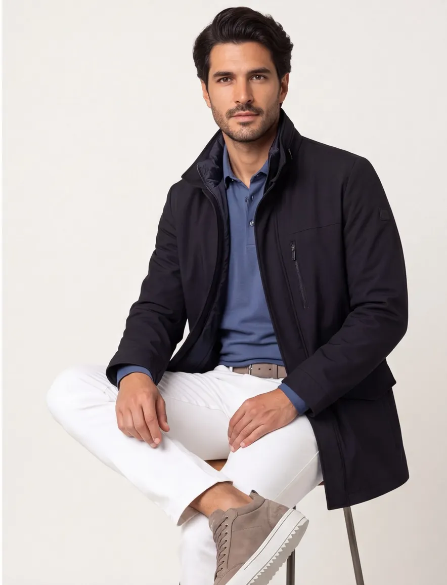 Jas Bugatti donkerblauw