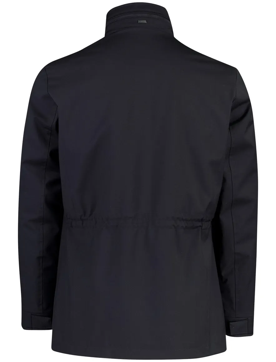 Bugatti parka jas donkerblauw effen