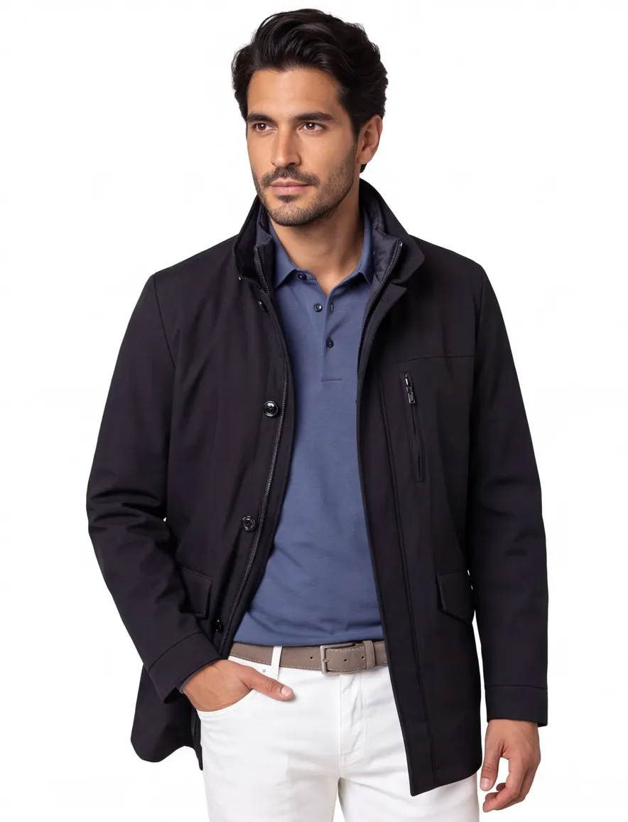 Jas Bugatti donkerblauw