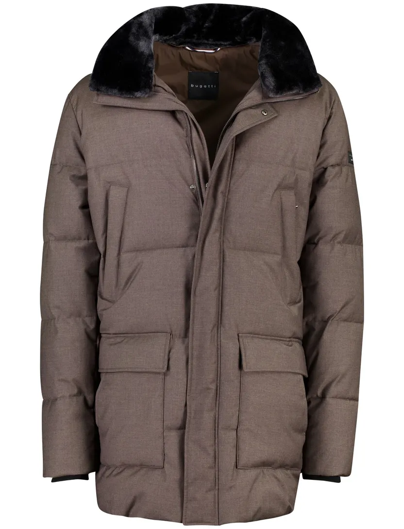 Pufferjas Bugatti taupe bruin
