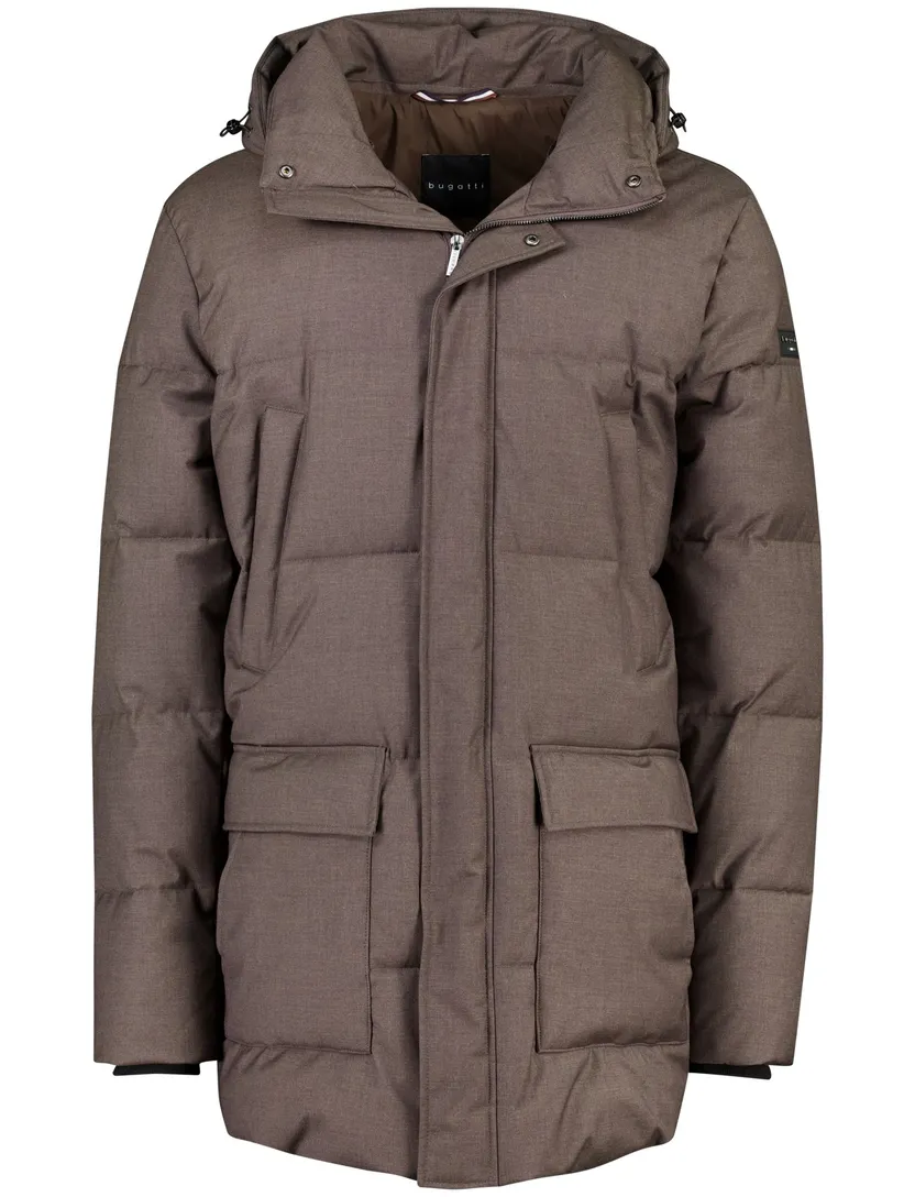 Pufferjas Bugatti taupe bruin