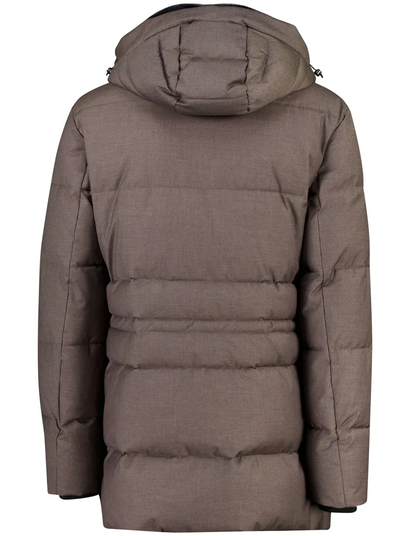Pufferjas Bugatti taupe bruin
