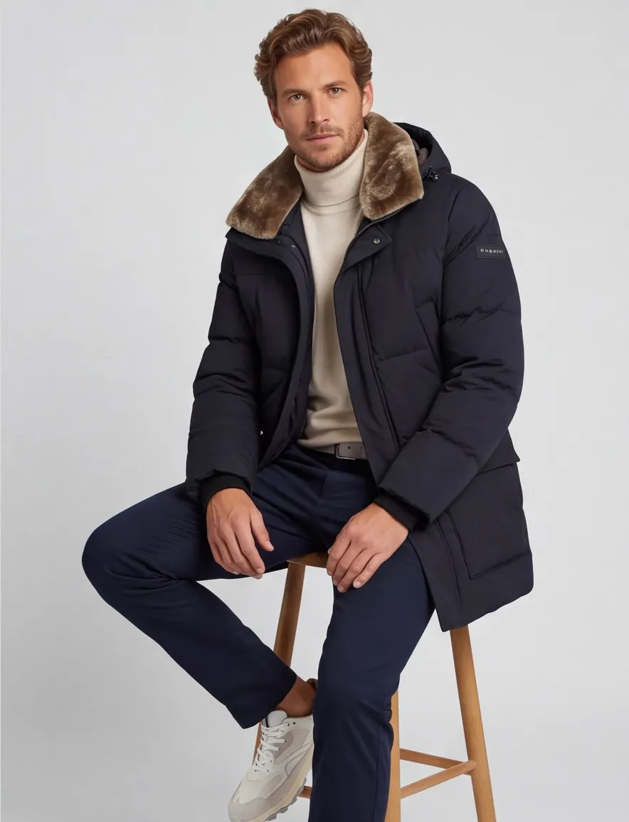 Jas Bugatti donkerblauw