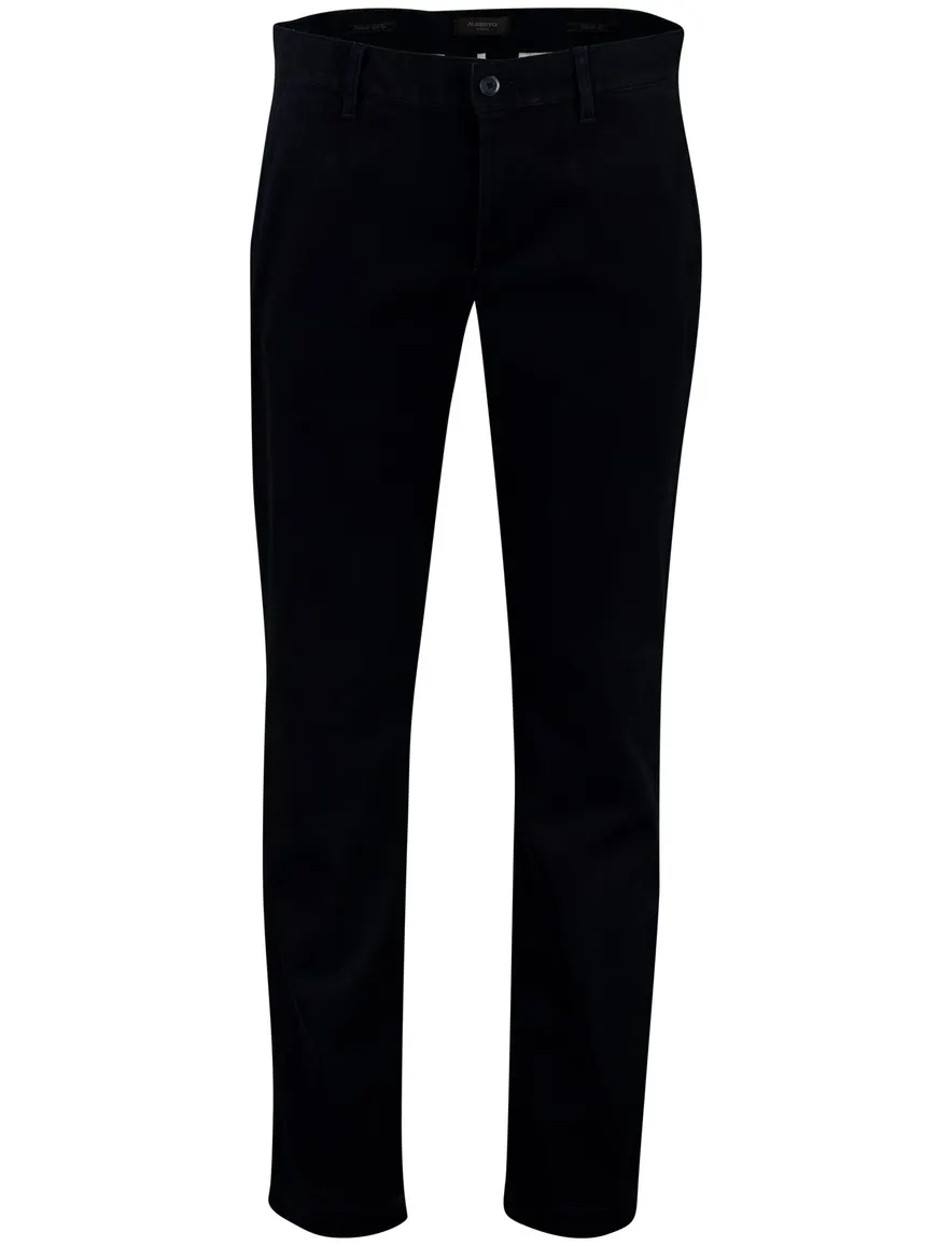 Alberto LOU chino flatfront navy