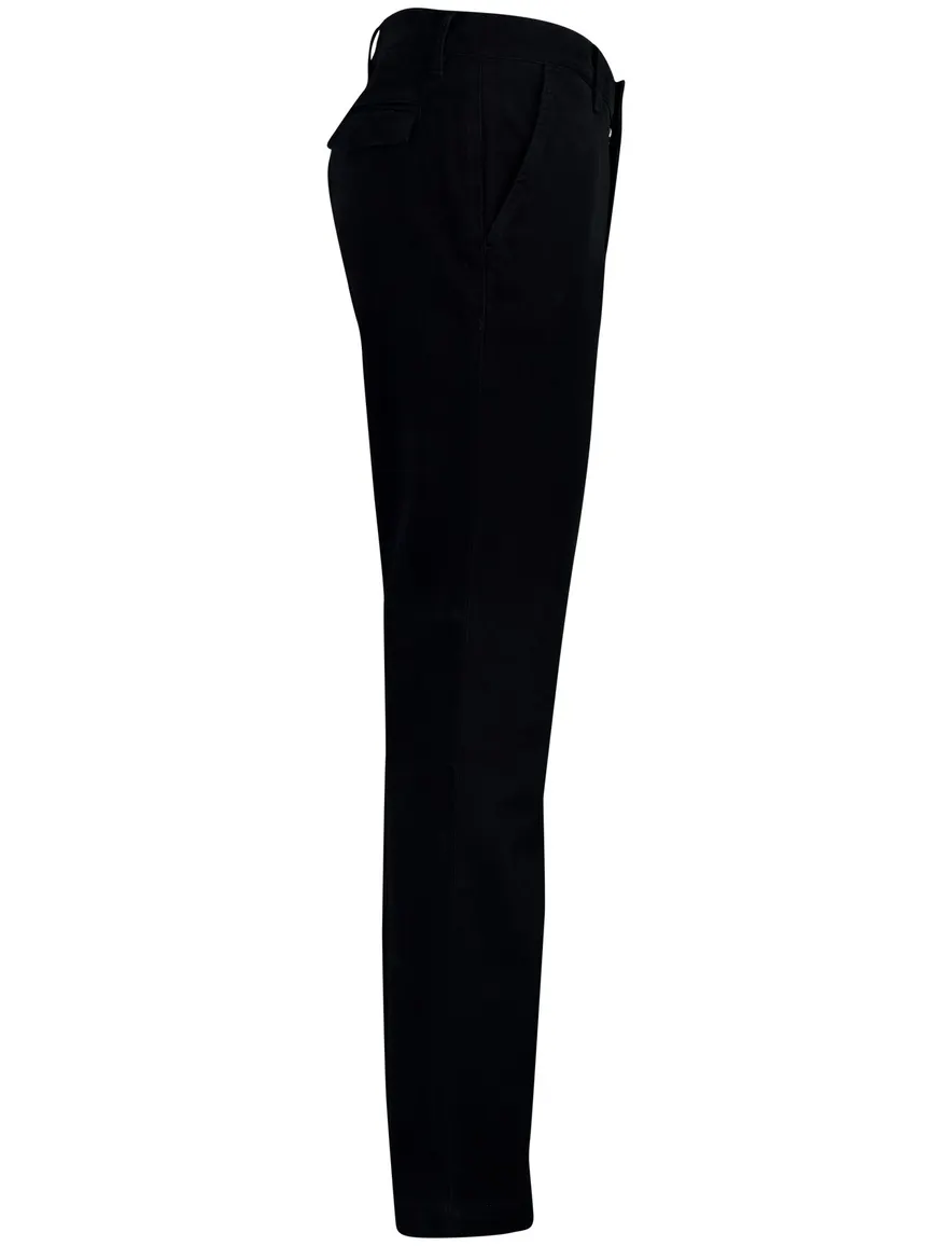 Alberto LOU chino flatfront navy
