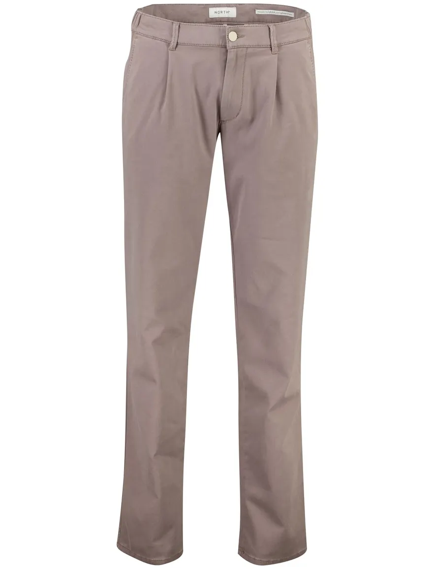 Broek North84 grijs Pleated Chino 245