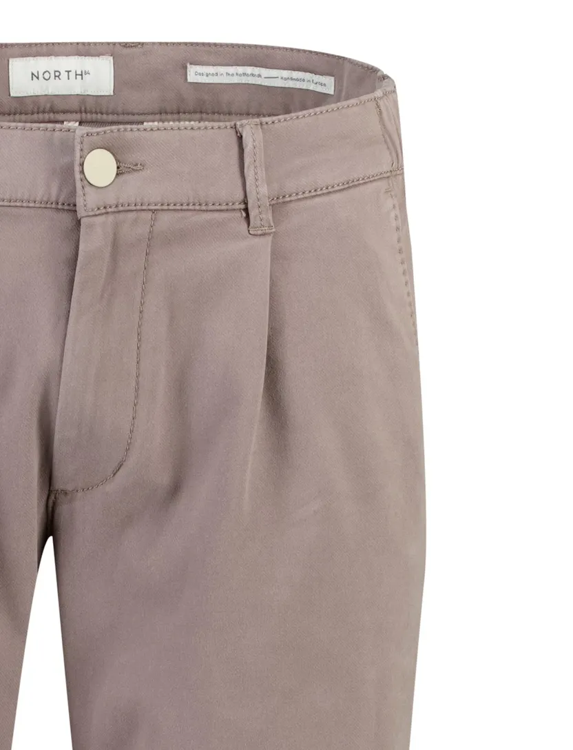 Broek North84 grijs normale fit