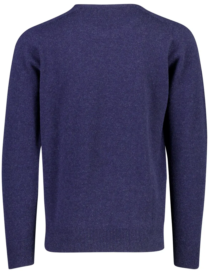 Trui William Lockie donkerblauw lamswol