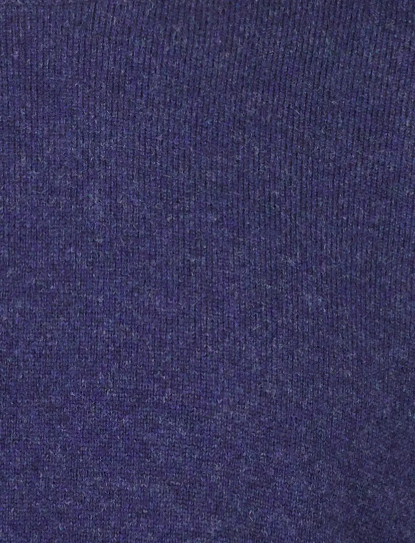 Trui William Lockie donkerblauw lamswol