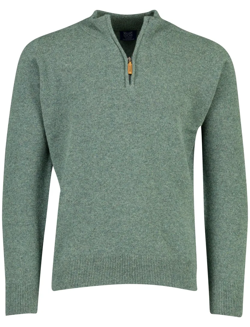 Trui William Lockie groen gebreid