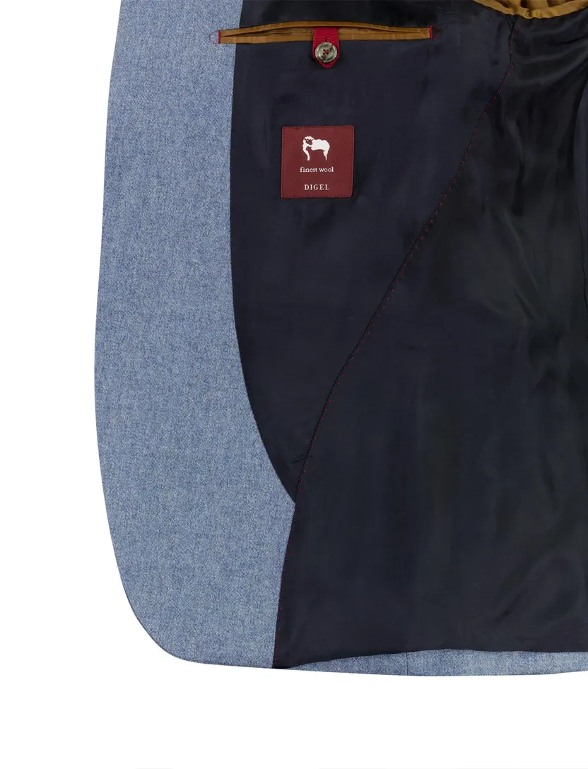 Colbert Digel Modern Fit blauw wol