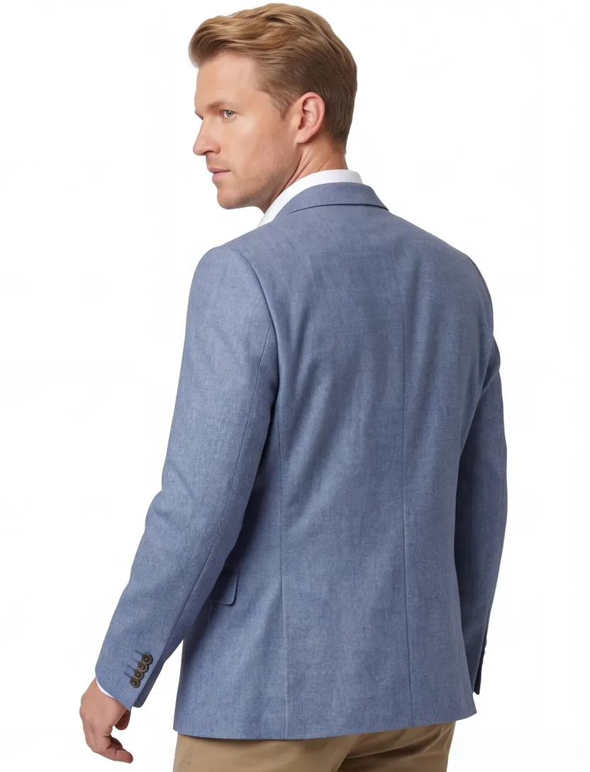 Colbert Digel Modern Fit blauw wol