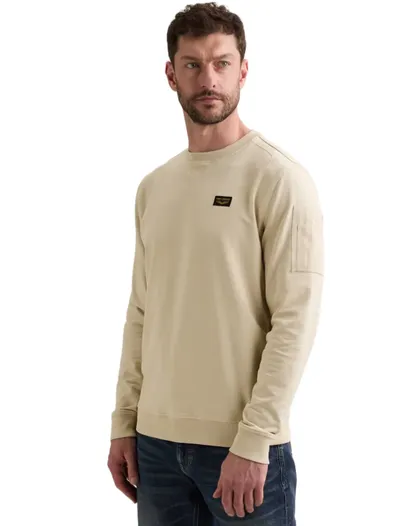 PME Legend PME Legend trui ronde hals creme