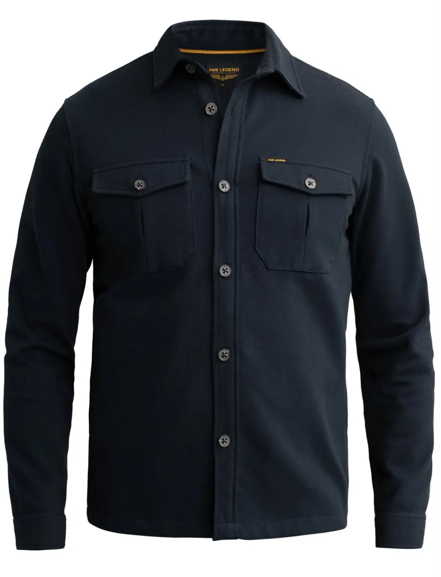 Overshirt PME Legend donkerblauw PSI2608234-Salute