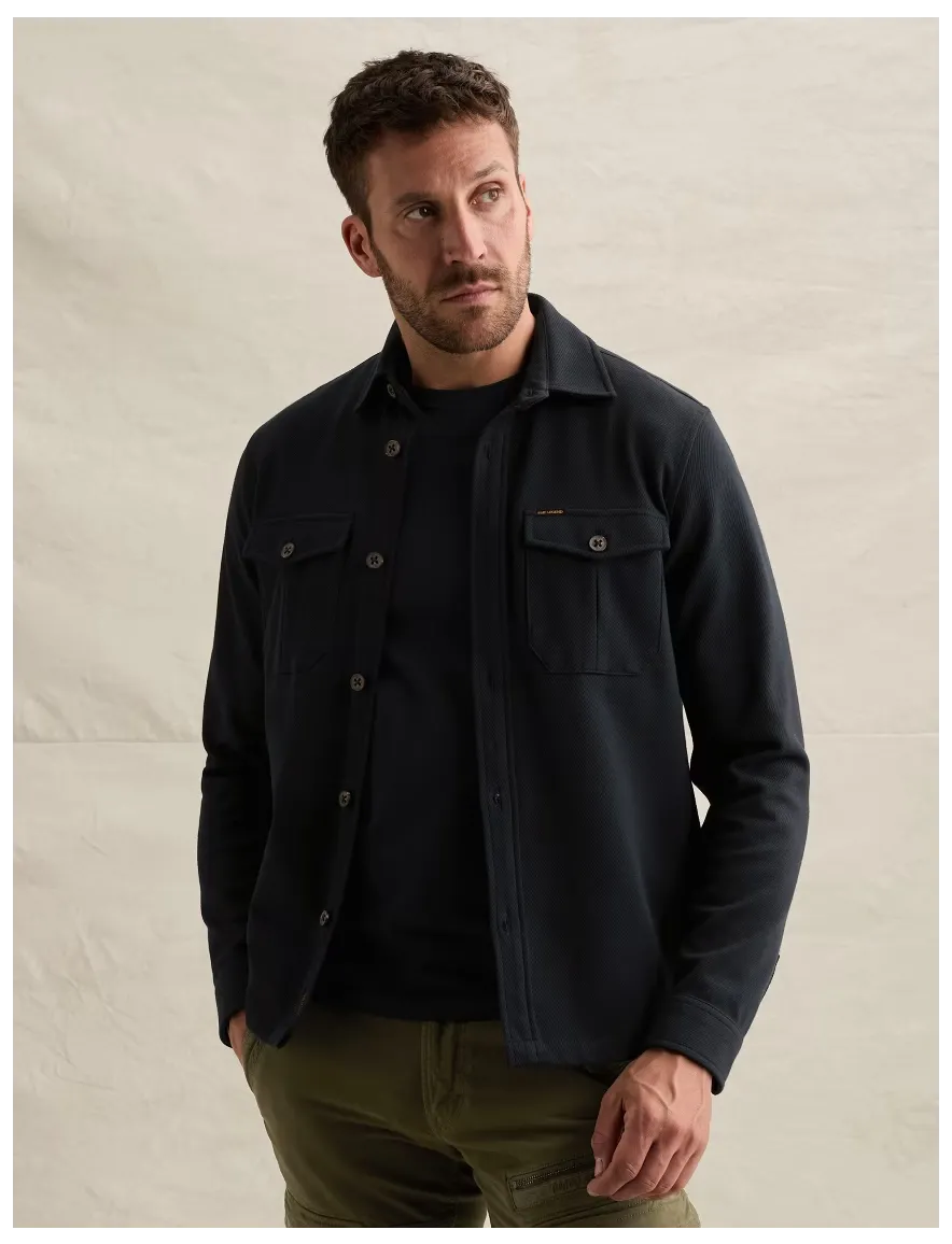 Overshirt PME Legend donkerblauw PSI2608234-Salute