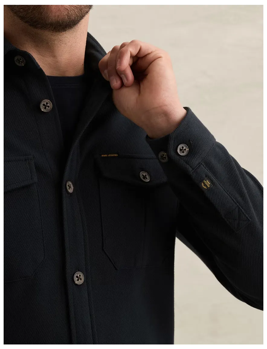 Overshirt PME Legend donkerblauw PSI2608234-Salute