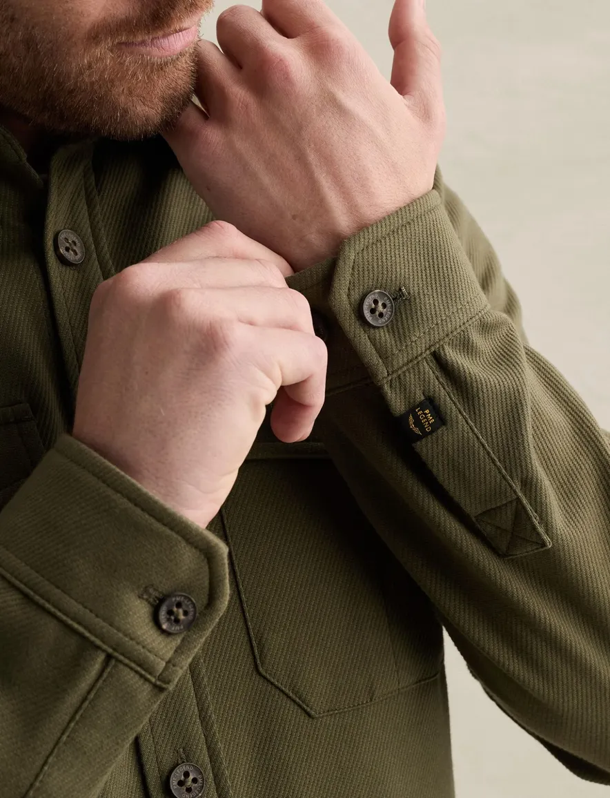 Overshirt PME Legend groen PSI2608234-Kalamata