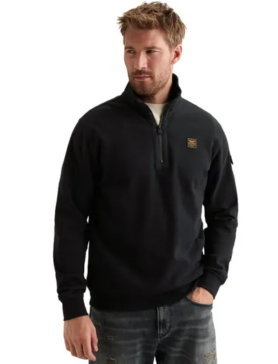 PME Legend PME Legend half zip trui donkerblauw