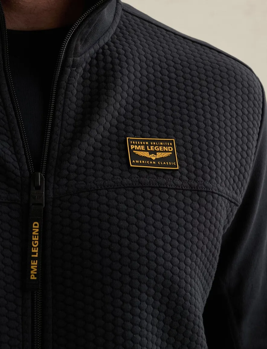PME Legend vest donkerblauw effen
