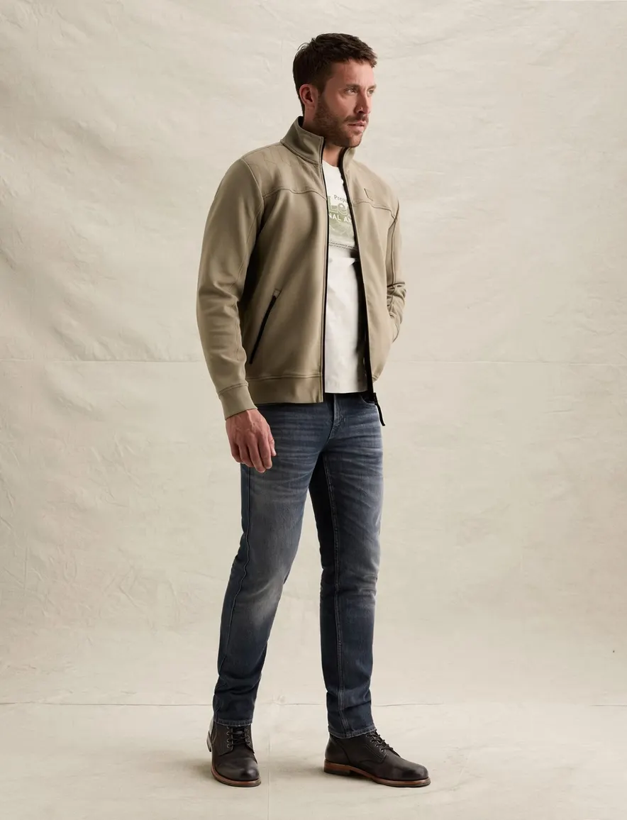PME Legend vest met hoge hals beige