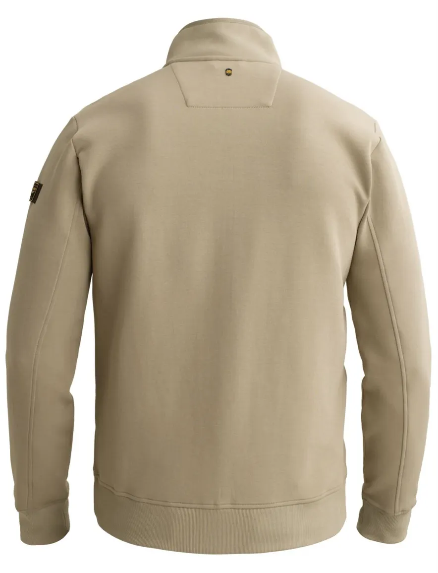 PME Legend vest met hoge hals beige