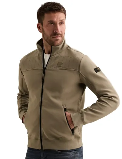 PME Legend PME Legend vest met hoge hals beige