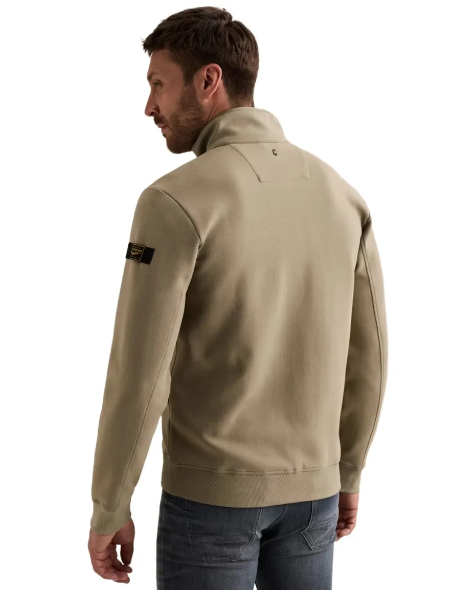 PME Legend vest met hoge hals beige