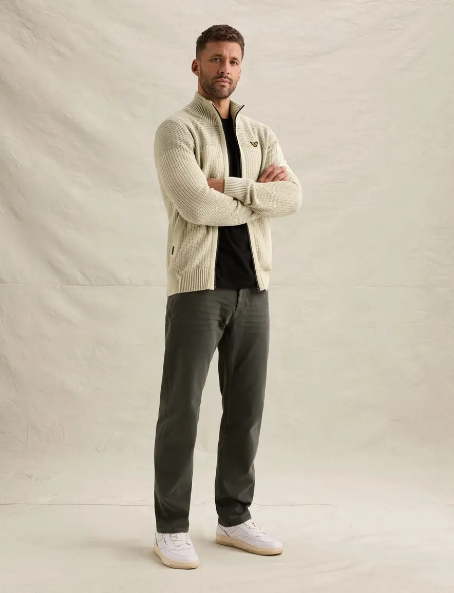 PME Legend 5-pocket broek donkergroen