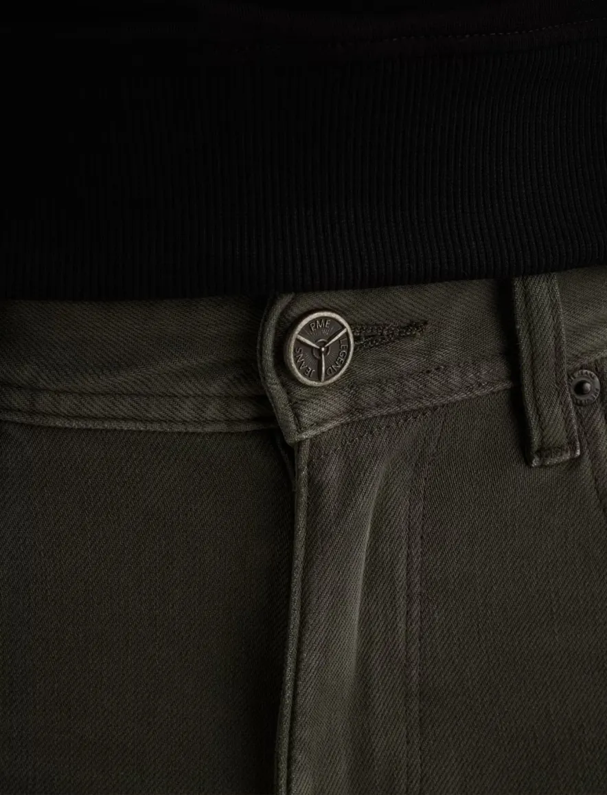 PME Legend 5-pocket broek donkergroen