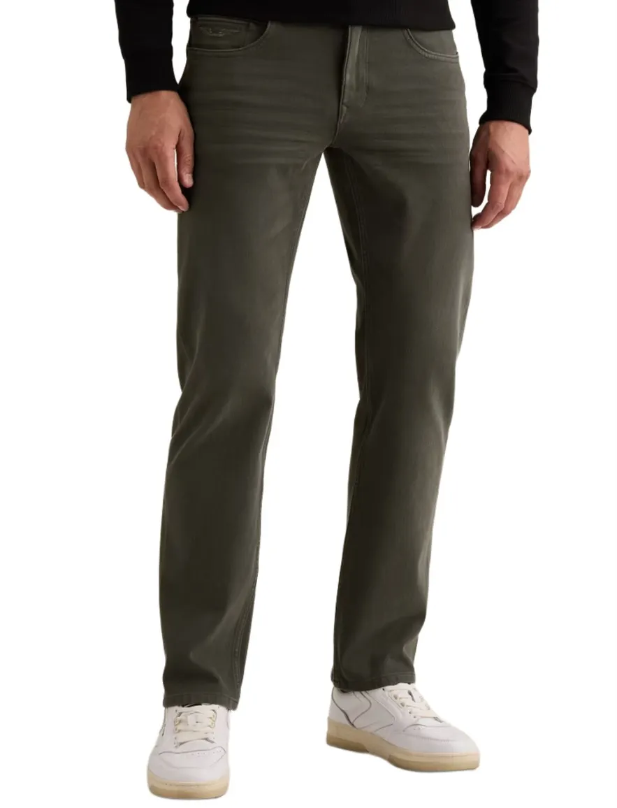 PME Legend 5-pocket broek donkergroen