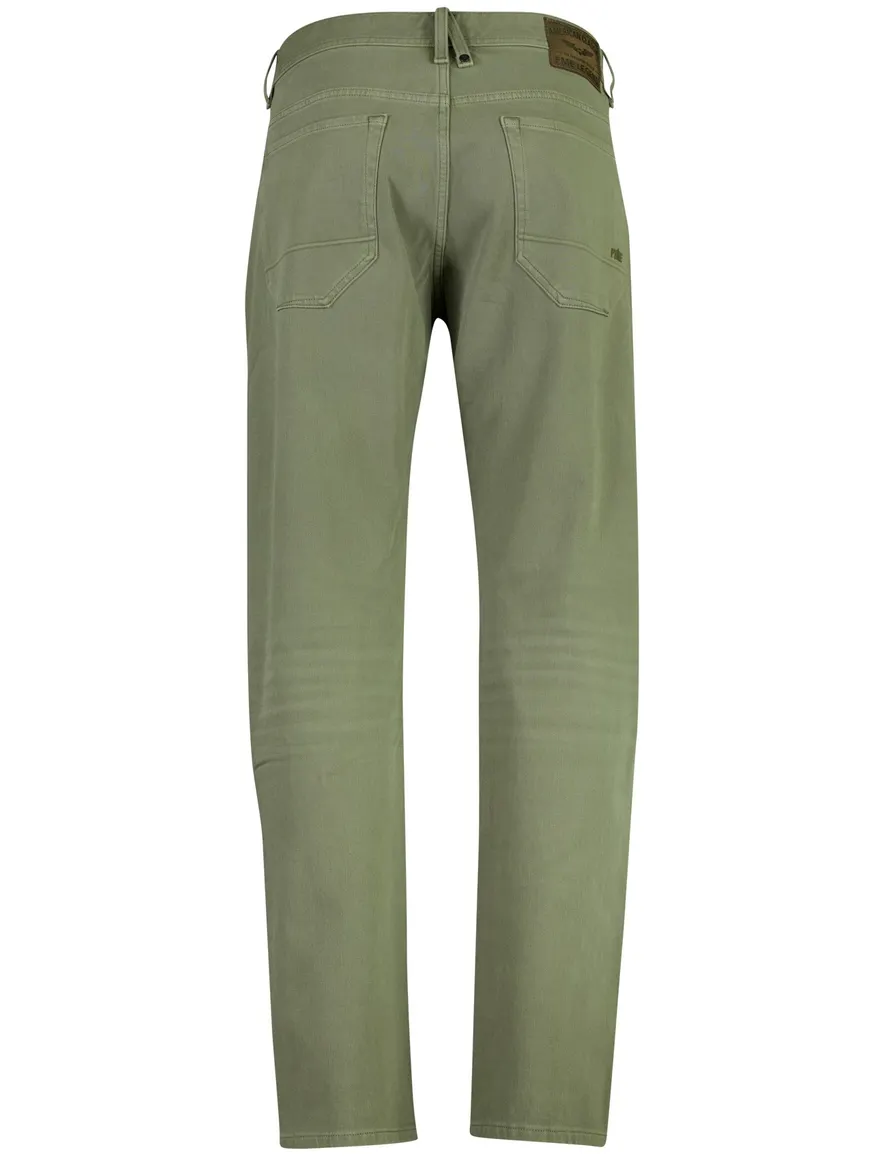 PME Legend 5-pocket spijkerbroek groen