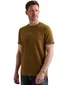 PME Legend T-shirt ronde hals bruin wafelstructuur