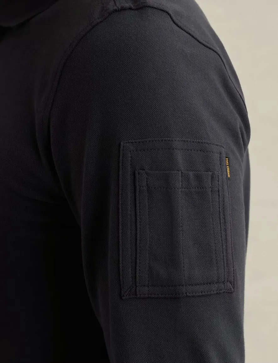 Poloshirt PME Legend donkerblauw PPS2608899-Salute